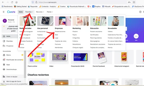 hacer presentaciones en canva