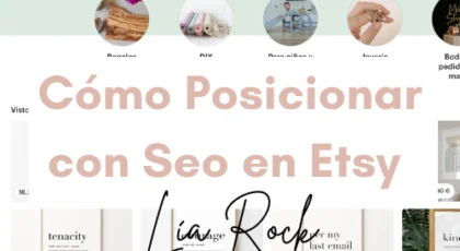 Cómo posicionar con SEO en Etsy